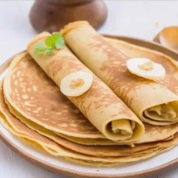 Pannekaker med banan og egg