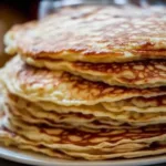 Pannekaker med havregryn og hvetemel